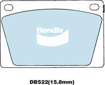 BENDIX DB522 GCT - Kit pastiglie freno, Freno a disco autozon.pro