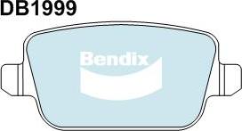 BENDIX DB1999 4WD - Kit pastiglie freno, Freno a disco autozon.pro