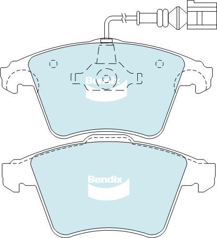 BENDIX DB1947 GCT - Kit pastiglie freno, Freno a disco autozon.pro