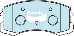 BENDIX DB1455 MKT - Kit pastiglie freno, Freno a disco autozon.pro