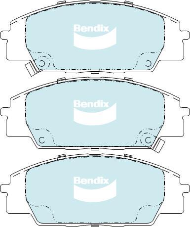 BENDIX DB1452 GCT - Kit pastiglie freno, Freno a disco autozon.pro