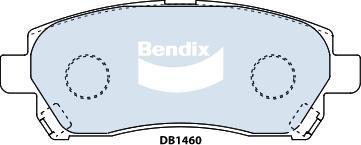 BENDIX DB1460 4WD - Kit pastiglie freno, Freno a disco autozon.pro