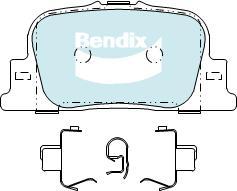 BENDIX DB1434 GCT - Kit pastiglie freno, Freno a disco autozon.pro