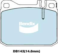 BENDIX DB143 GCT - Kit pastiglie freno, Freno a disco autozon.pro