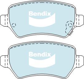 BENDIX DB1511 MKT - Kit pastiglie freno, Freno a disco autozon.pro