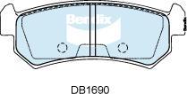 BENDIX DB1690 GCT - Kit pastiglie freno, Freno a disco autozon.pro