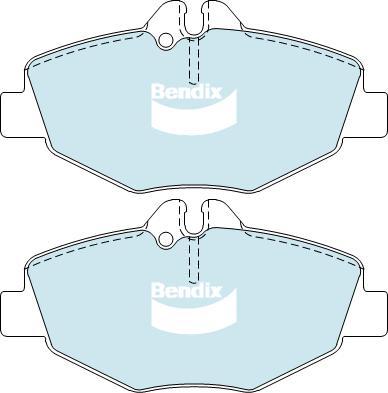 BENDIX DB1667 EURO+ - Kit pastiglie freno, Freno a disco autozon.pro