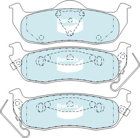 BENDIX DB1685 MKT - Kit pastiglie freno, Freno a disco autozon.pro