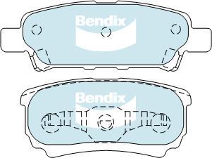 BENDIX DB1686 GCT - Kit pastiglie freno, Freno a disco autozon.pro