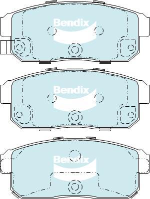 BENDIX DB1671 GCT - Kit pastiglie freno, Freno a disco autozon.pro