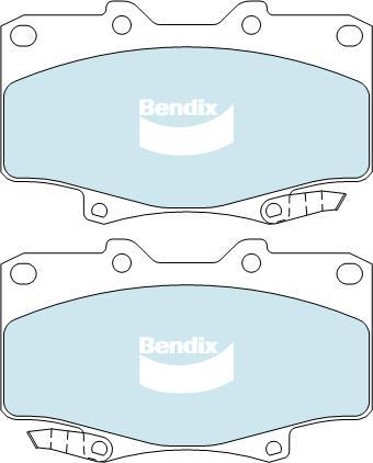 BENDIX DB1199 4WD - Kit pastiglie freno, Freno a disco autozon.pro