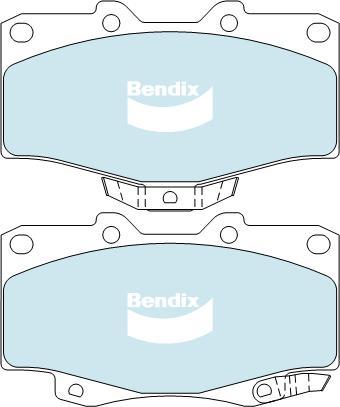 BENDIX DB1149 4WD - Kit pastiglie freno, Freno a disco autozon.pro