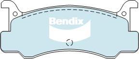 BENDIX DB1159 GCT - Kit pastiglie freno, Freno a disco autozon.pro