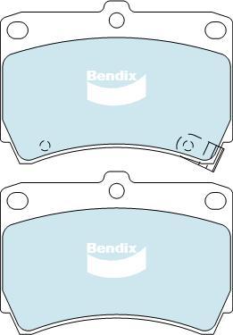 BENDIX DB1158 GCT - Kit pastiglie freno, Freno a disco autozon.pro