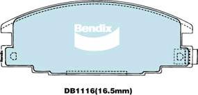 BENDIX DB1116 4WD - Kit pastiglie freno, Freno a disco autozon.pro