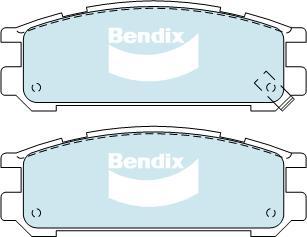 BENDIX DB1186 GCT - Kit pastiglie freno, Freno a disco autozon.pro