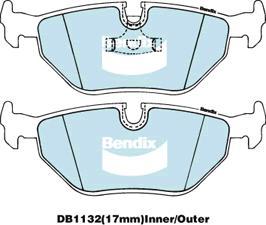 BENDIX DB1132 MKT - Kit pastiglie freno, Freno a disco autozon.pro