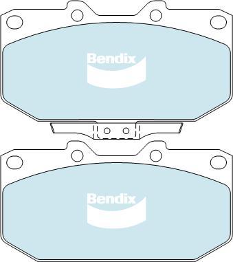 BENDIX DB1170 GCT - Kit pastiglie freno, Freno a disco autozon.pro