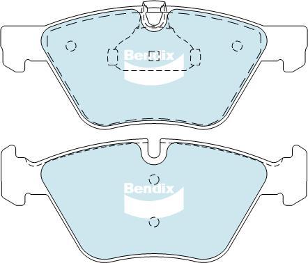 BENDIX DB1856 UP - Kit pastiglie freno, Freno a disco autozon.pro