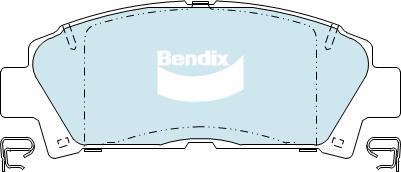 BENDIX DB1352 GCT - Kit pastiglie freno, Freno a disco autozon.pro