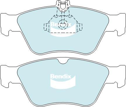 BENDIX DB1330 UP - Kit pastiglie freno, Freno a disco autozon.pro