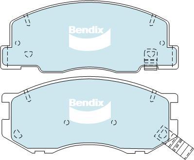 BENDIX DB1372 4WD - Kit pastiglie freno, Freno a disco autozon.pro