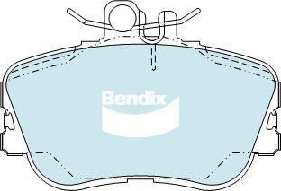 BENDIX DB1295 EURO+ - Kit pastiglie freno, Freno a disco autozon.pro