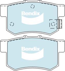 BENDIX DB1265 UP - Kit pastiglie freno, Freno a disco autozon.pro