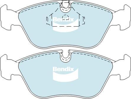 BENDIX DB1261 GCT - Kit pastiglie freno, Freno a disco autozon.pro