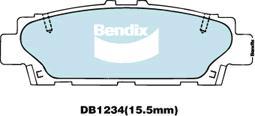 BENDIX DB1234 GCT - Kit pastiglie freno, Freno a disco autozon.pro