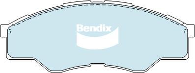 BENDIX DB1741 4WD - Kit pastiglie freno, Freno a disco autozon.pro