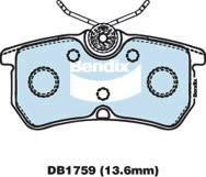 BENDIX DB1759 GCT - Kit pastiglie freno, Freno a disco autozon.pro