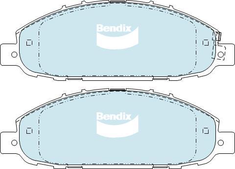 BENDIX DB1769 4WD - Kit pastiglie freno, Freno a disco autozon.pro