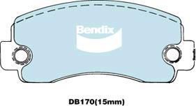 BENDIX DB170 GCT - Kit pastiglie freno, Freno a disco autozon.pro