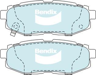 BENDIX DB1789 4WD - Kit pastiglie freno, Freno a disco autozon.pro