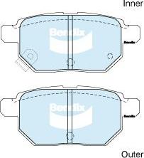 BENDIX DB1786 GCT - Kit pastiglie freno, Freno a disco autozon.pro