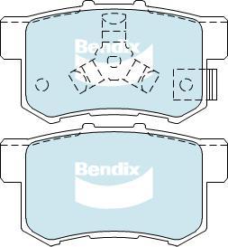 BENDIX DB1728 4WD - Kit pastiglie freno, Freno a disco autozon.pro