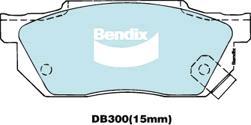 BENDIX DB300 GCT - Kit pastiglie freno, Freno a disco autozon.pro