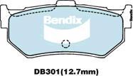 BENDIX DB301 GCT - Kit pastiglie freno, Freno a disco autozon.pro