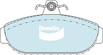 BENDIX DB317 GCT - Kit pastiglie freno, Freno a disco autozon.pro