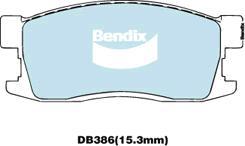 BENDIX DB386 GCT - Kit pastiglie freno, Freno a disco autozon.pro