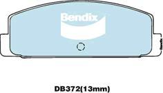 BENDIX DB372 GCT - Kit pastiglie freno, Freno a disco autozon.pro