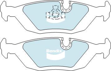 BENDIX DB296 GCT - Kit pastiglie freno, Freno a disco autozon.pro