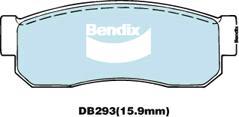 BENDIX DB293 GCT - Kit pastiglie freno, Freno a disco autozon.pro