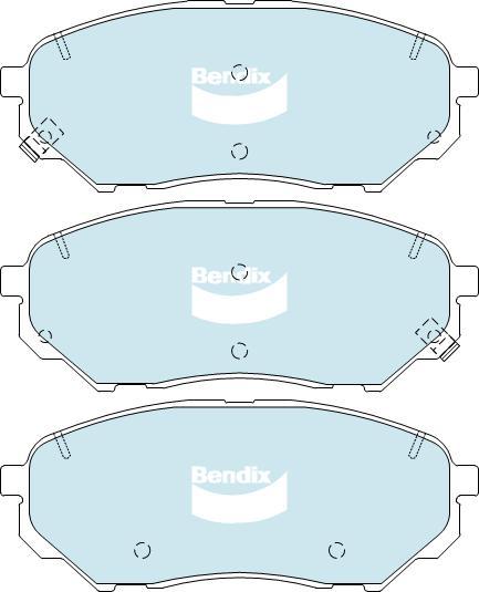 BENDIX DB2446 4WD - Kit pastiglie freno, Freno a disco autozon.pro