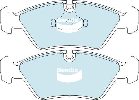 BENDIX DB256 GCT - Kit pastiglie freno, Freno a disco autozon.pro