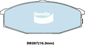 BENDIX DB267 GCT - Kit pastiglie freno, Freno a disco autozon.pro