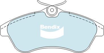 BENDIX DB2043 EURO+ - Kit pastiglie freno, Freno a disco autozon.pro