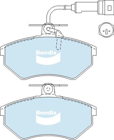 BENDIX DB2069 GCT - Kit pastiglie freno, Freno a disco autozon.pro