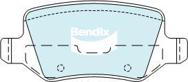 BENDIX DB2020 EURO+ - Kit pastiglie freno, Freno a disco autozon.pro